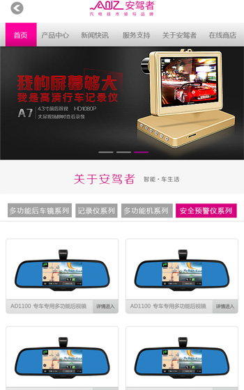 新高誠科技-安駕者網站案例圖片1