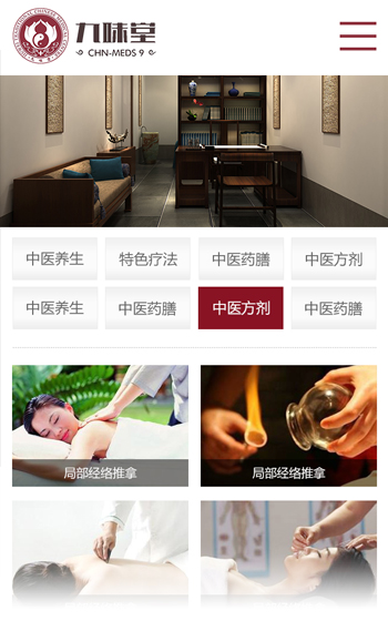 國普中醫網站案例圖片2