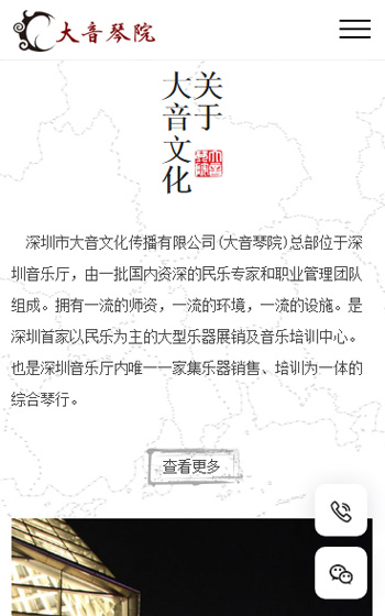 大音文化傳播網站案例圖片3