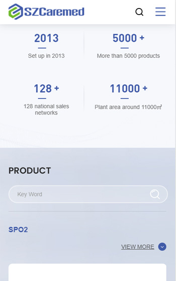 凱曼醫療技術網站案例圖片2