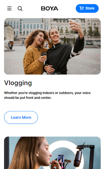 長豐影像BOYA網站案例圖片2