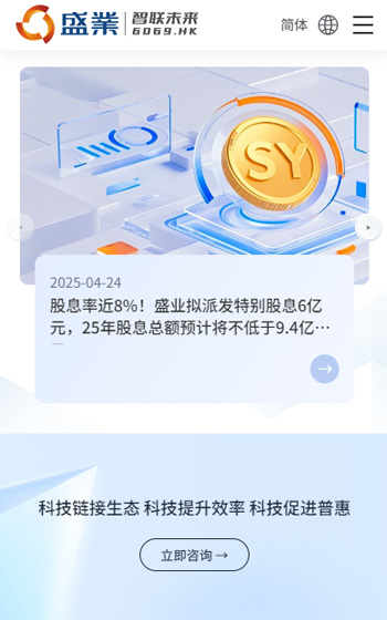 盛業控股網站案例圖片3