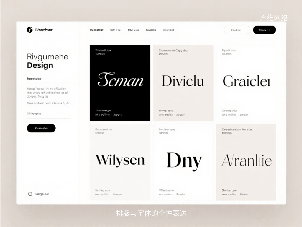 排版與字體的個性表達