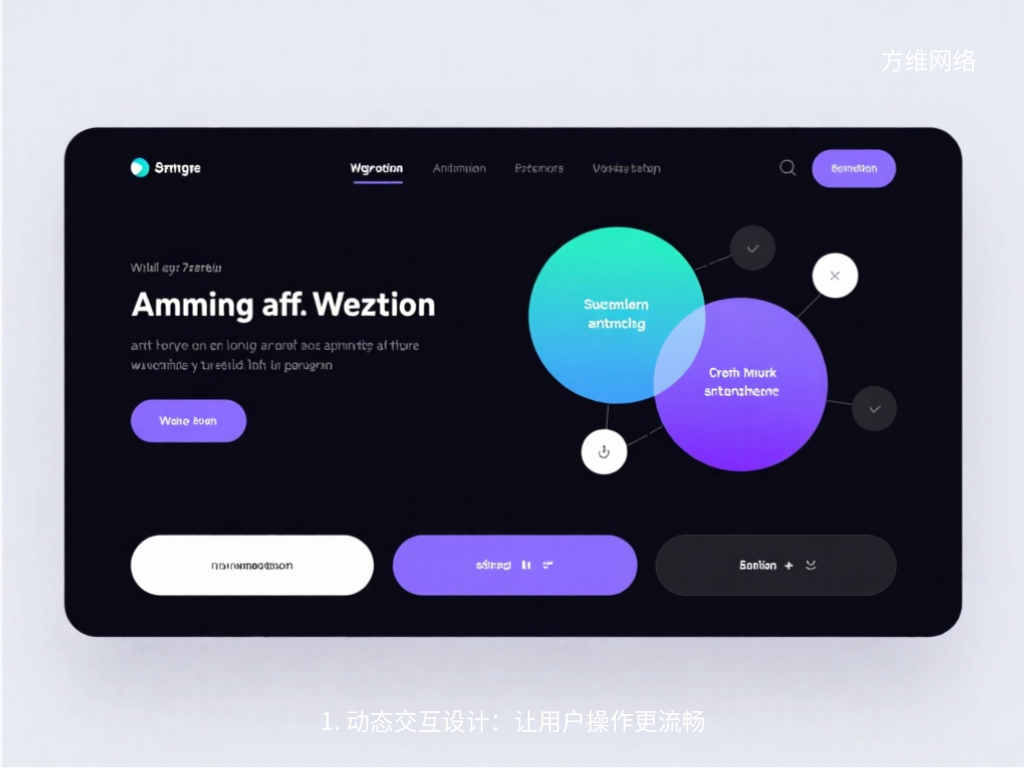 1. 動態(tài)交互設計:讓用戶操作更流暢