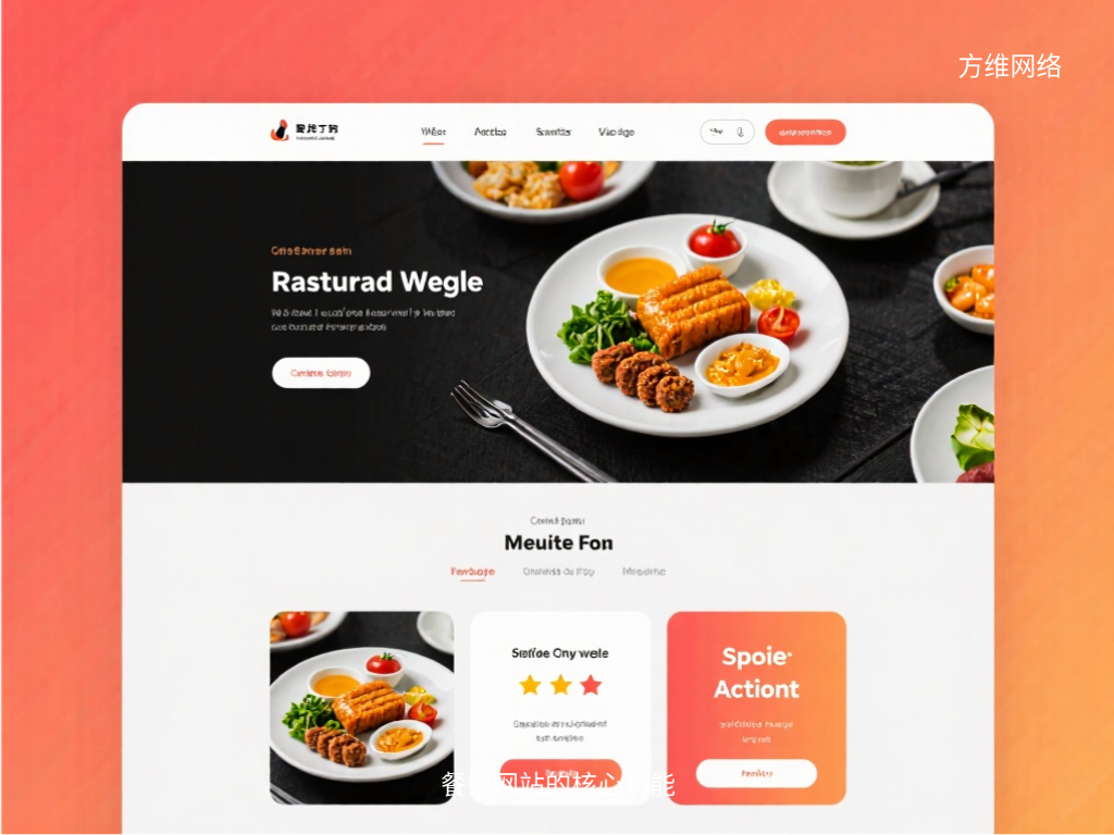 餐飲網(wǎng)站的核心功能
