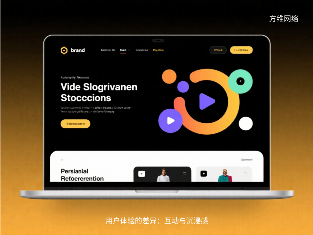 用戶體驗的差異:互動與沉浸感