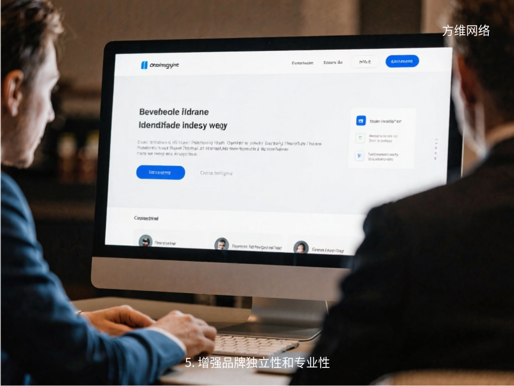 5. 增強品牌獨立性和專業性