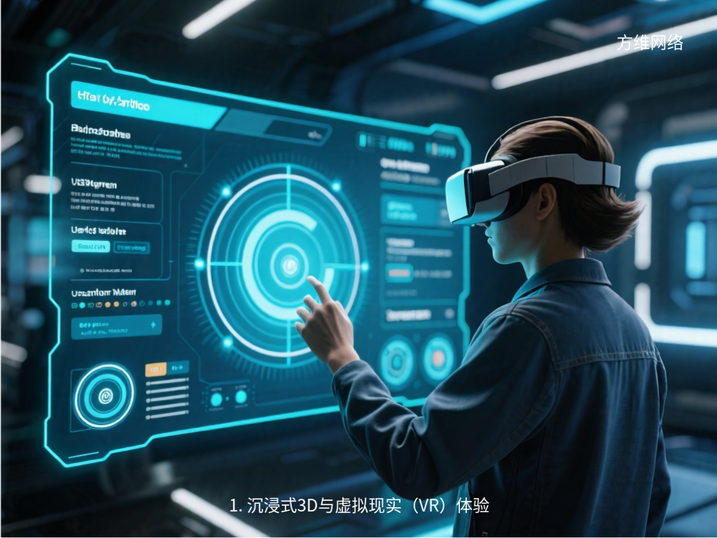 1. 沉浸式3D與虛擬現(xiàn)實(VR)體驗