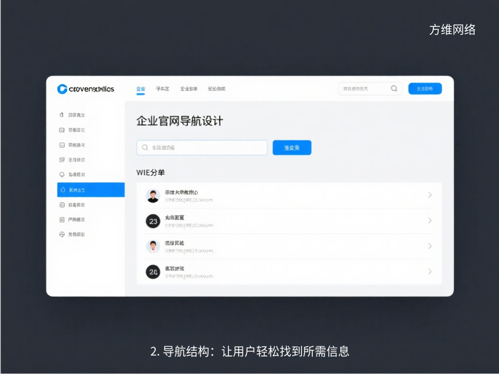 2. 導(dǎo)航結(jié)構(gòu)：讓用戶輕松找到所需信息