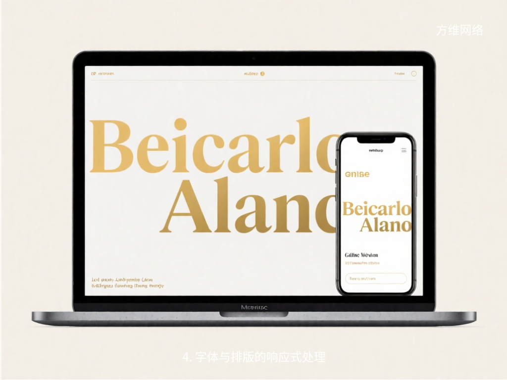 4. 字體與排版的響應式處理