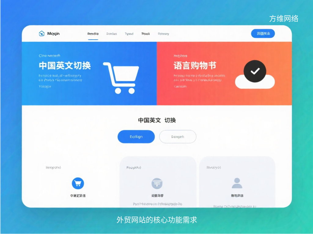 外貿(mào)網(wǎng)站的核心功能需求