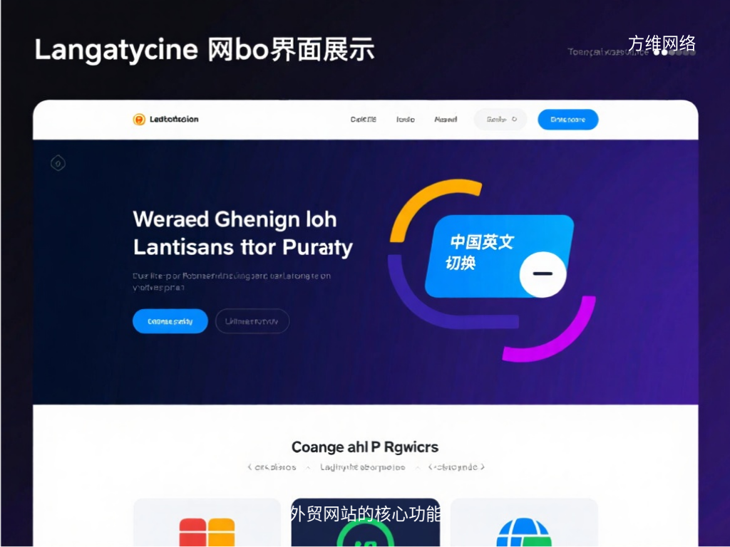 外貿網站的核心功能