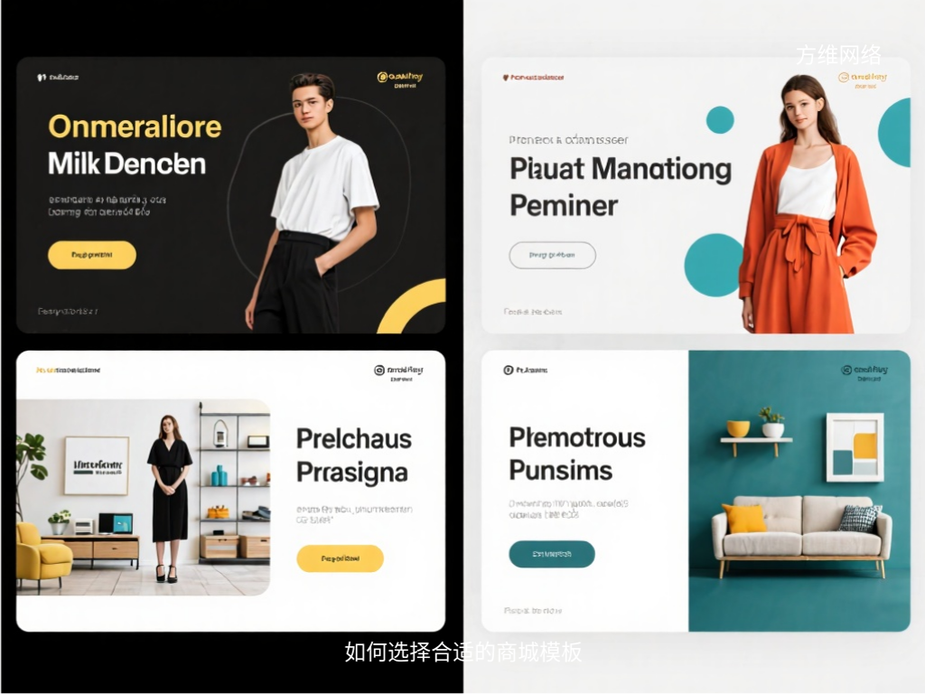 如何選擇合適的商城模板