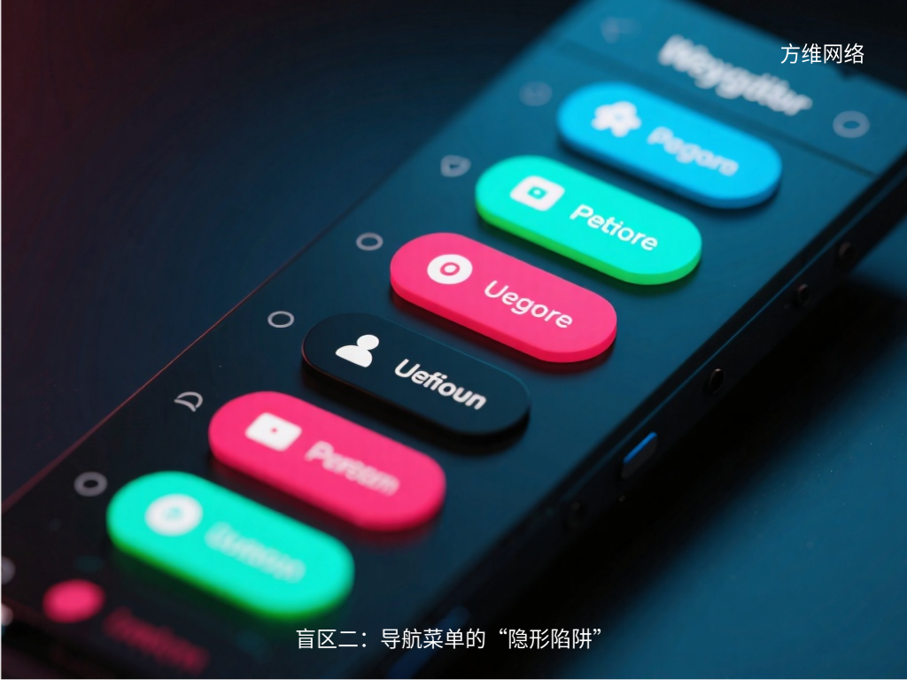 盲區二：導航菜單的“隱形陷阱”
