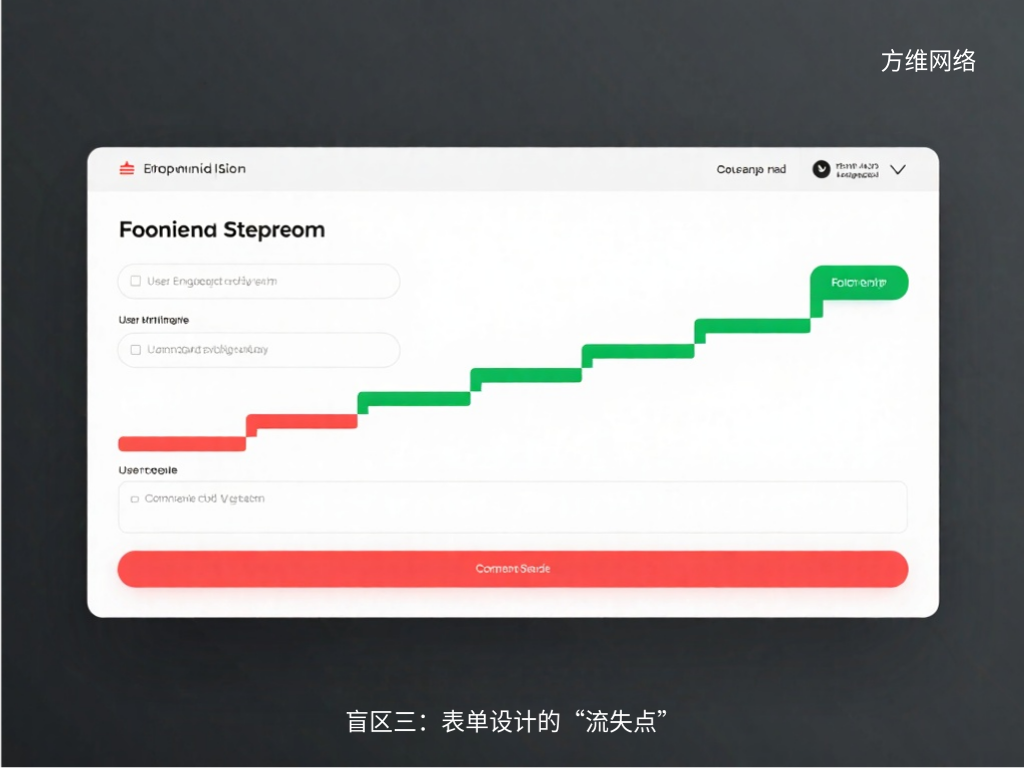盲區三：表單設計的“流失點”