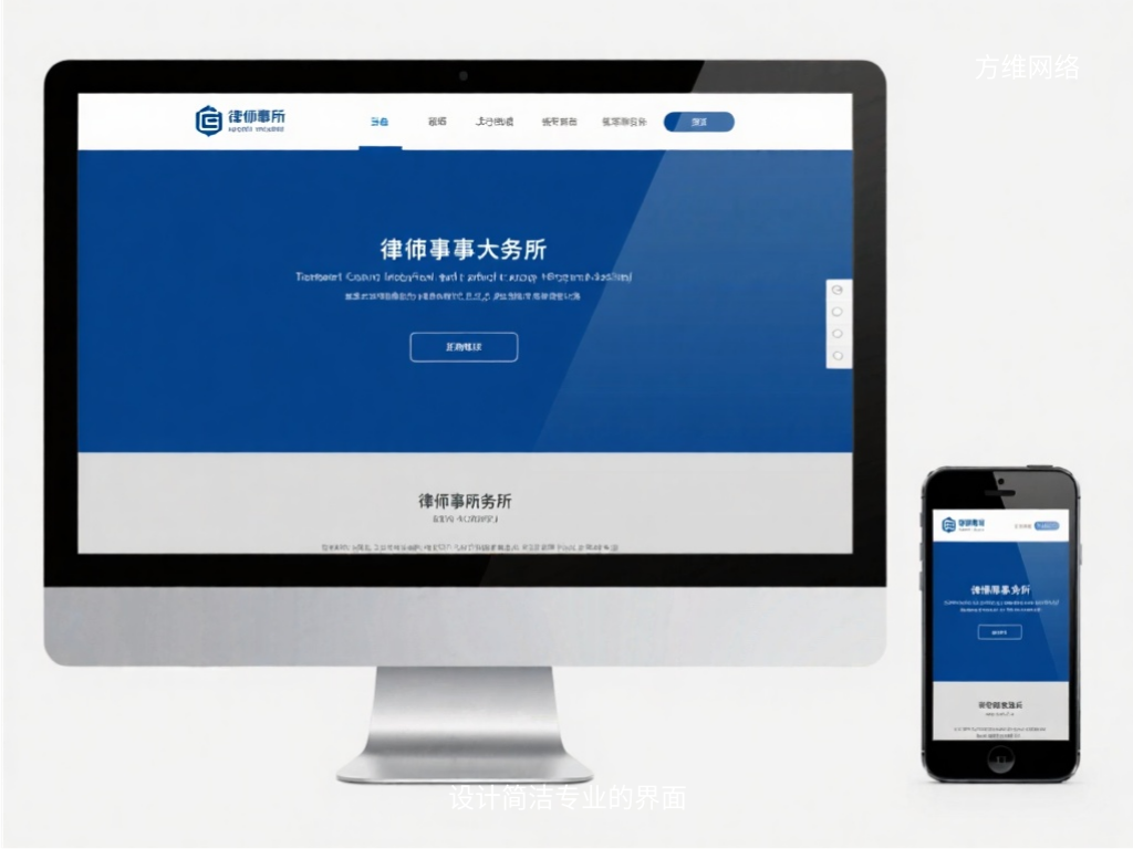 設計簡潔專業的界面