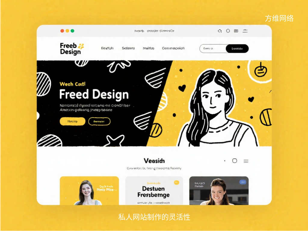 私人網站制作的靈活性