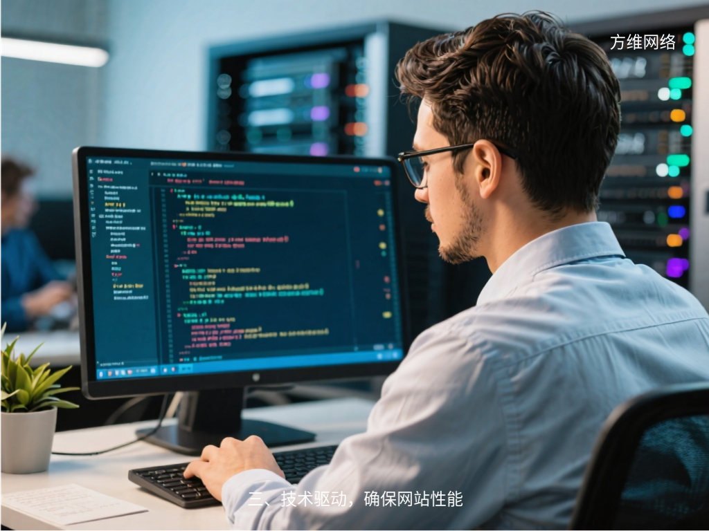 三、技術(shù)驅(qū)動，確保網(wǎng)站性能