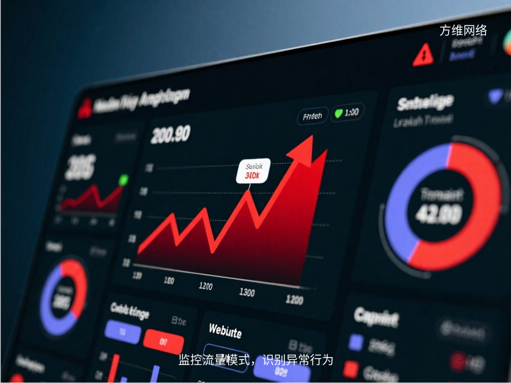 監控流量模式，識別異常行為