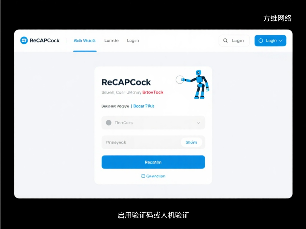 啟用驗證碼或人機驗證