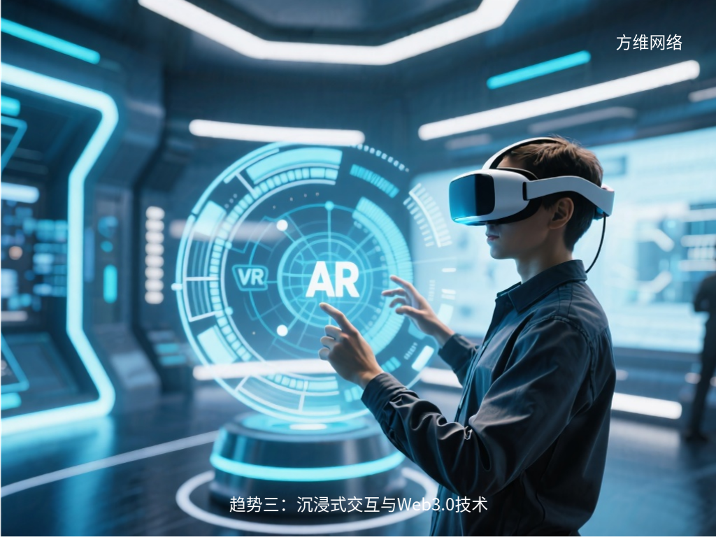 趨勢三：沉浸式交互與Web3.0技術
