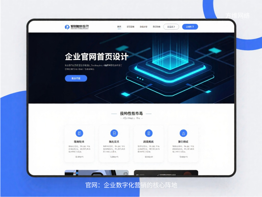 官網:企業數字化營銷的核心陣地