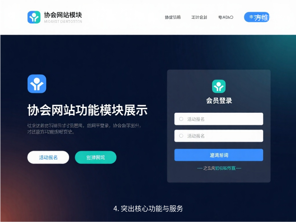 4. 突出核心功能與服務