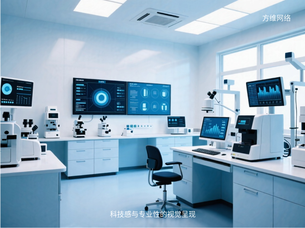 科技感與專業性的視覺呈現