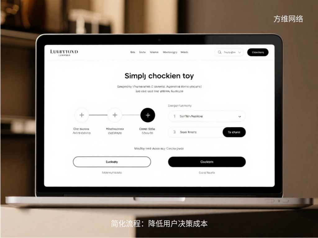 簡化流程:降低用戶決策成本
