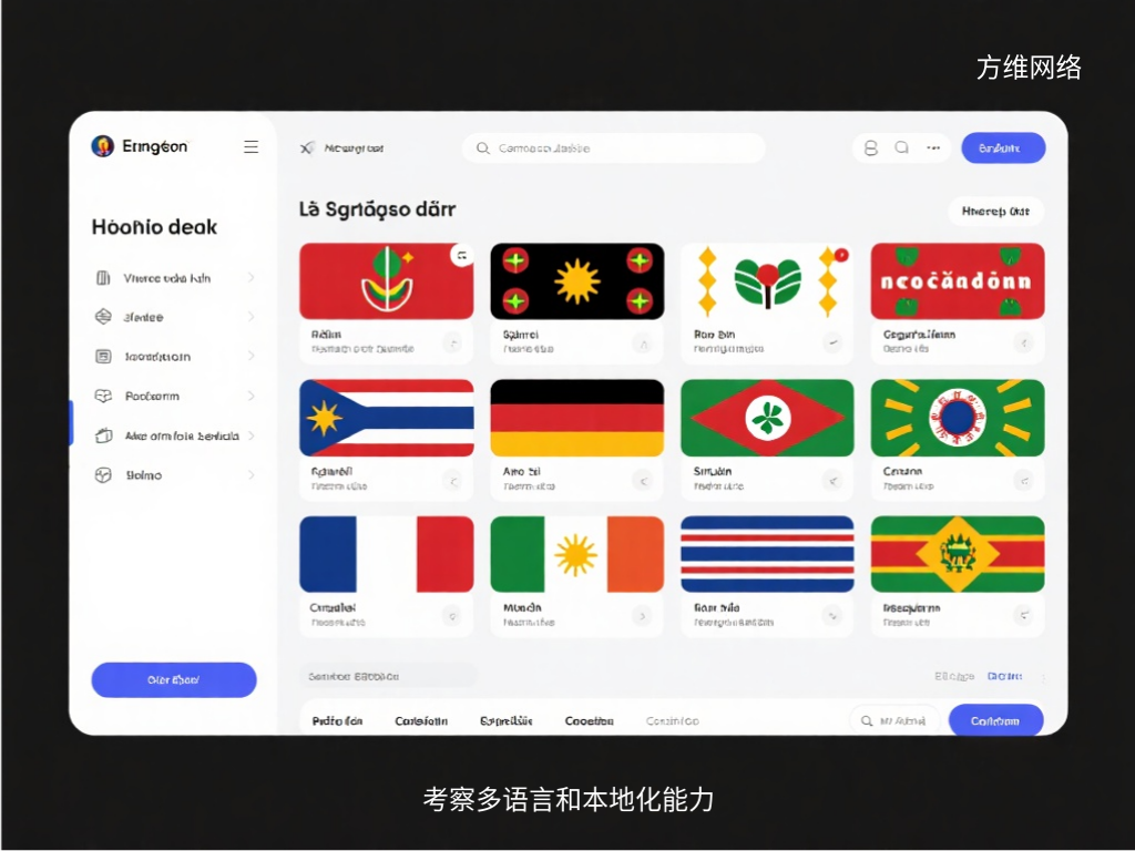 考察多語言和本地化能力