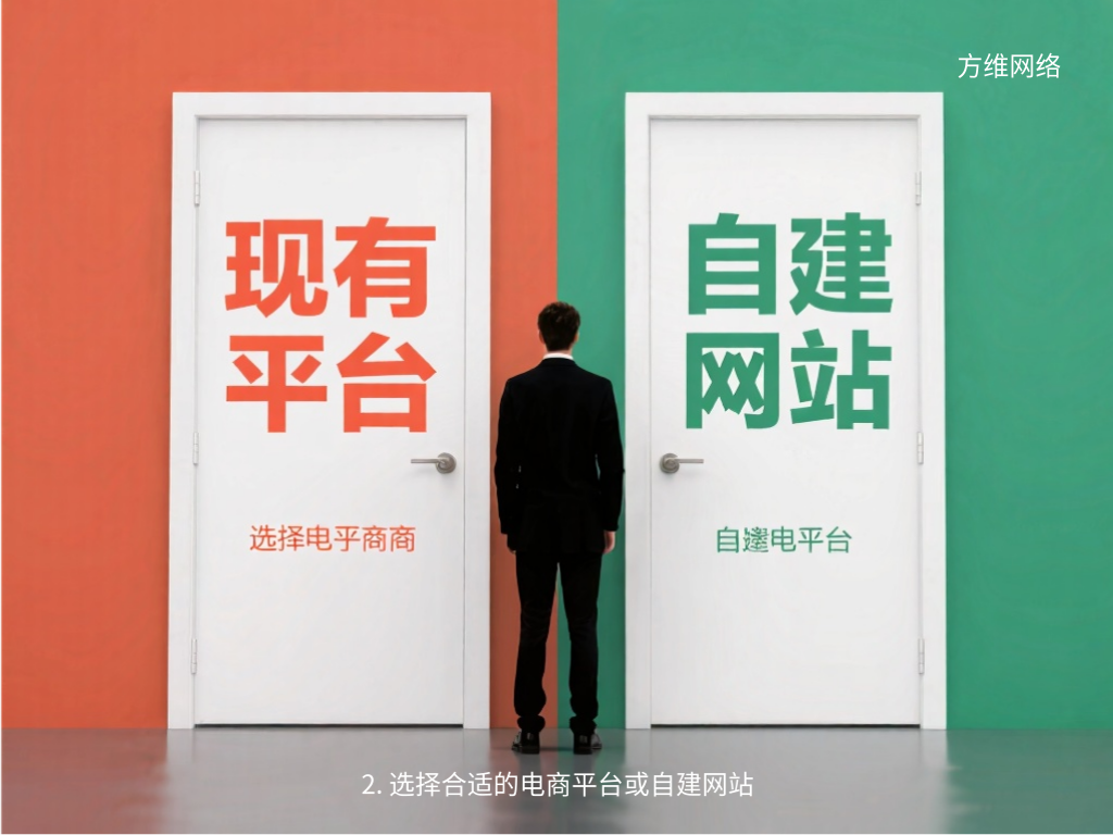 2. 選擇合適的電商平臺或自建網站