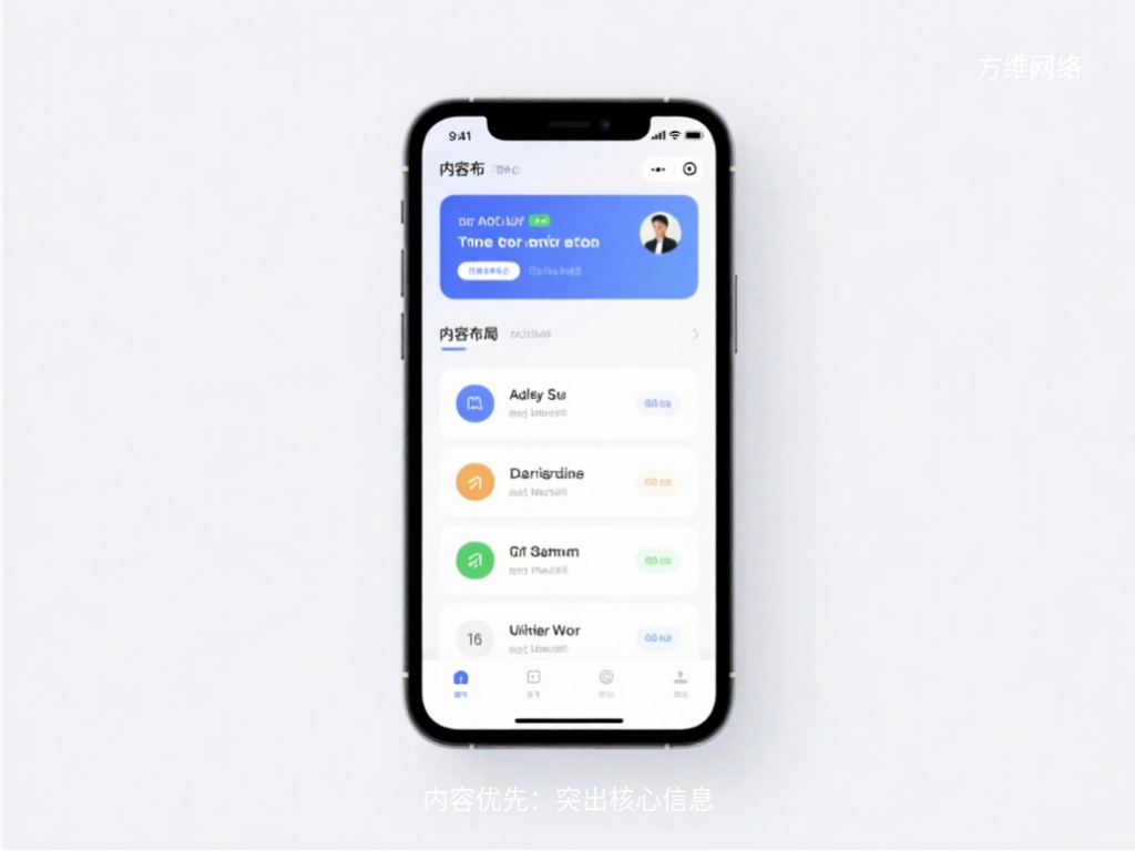 內(nèi)容優(yōu)先：突出核心信息