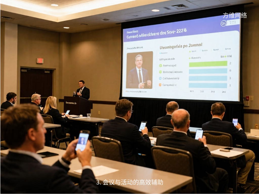 3. 會議與活動的高效輔助