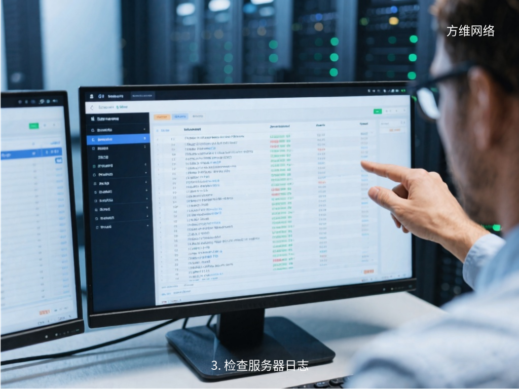 3. 檢查服務(wù)器日志