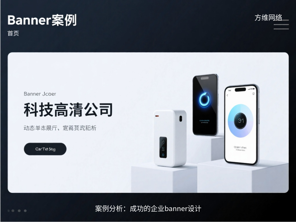 案例分析：成功的企業banner設計