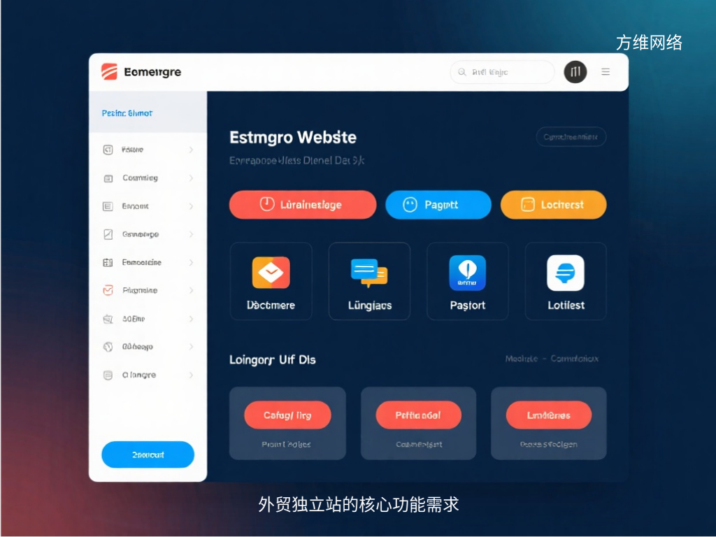 外貿獨立站的核心功能需求