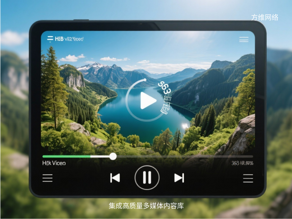 集成高質量多媒體內容庫