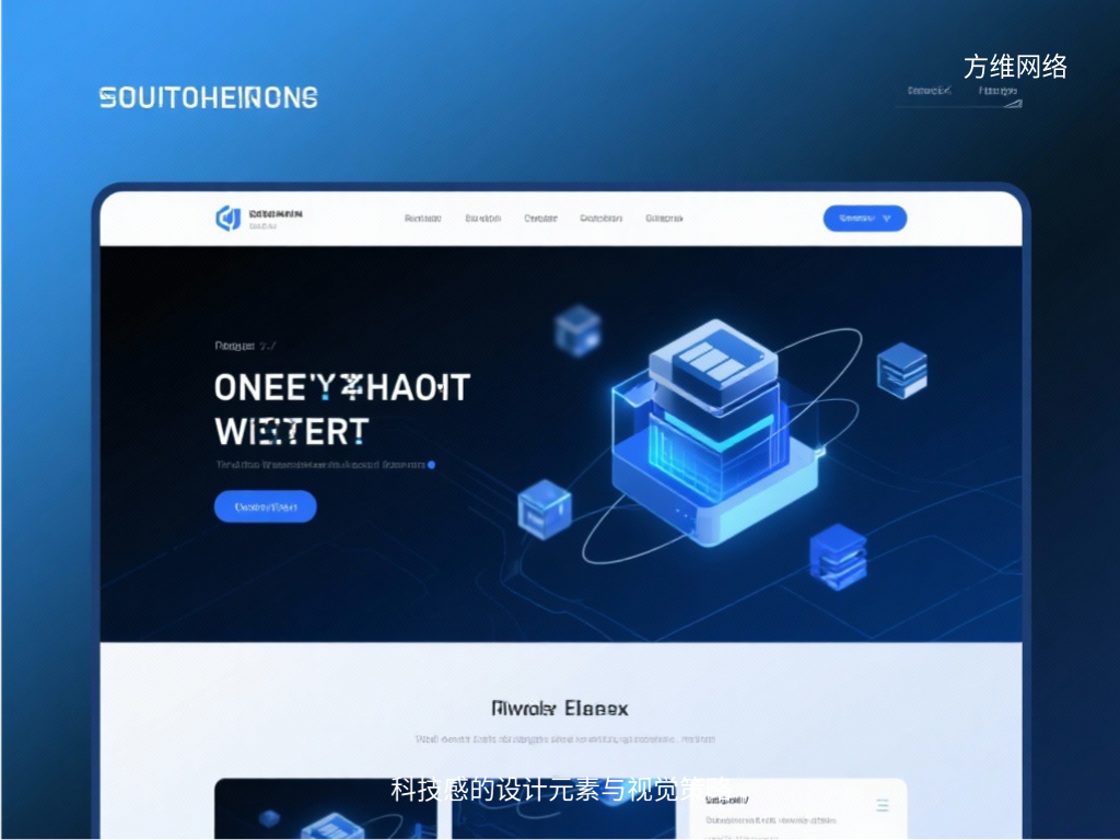 科技感的設計元素與視覺策略