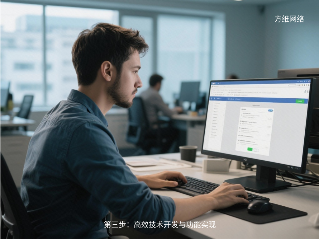第三步:高效技術開發與功能實現