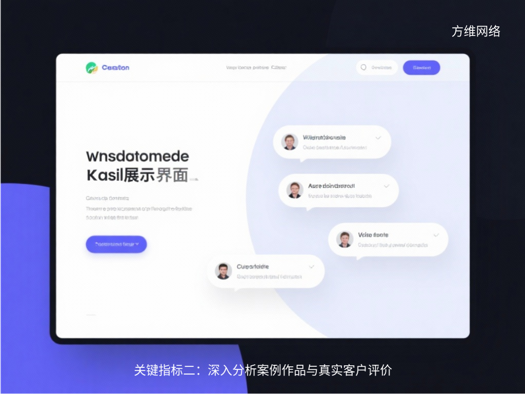 關(guān)鍵指標(biāo)二:深入分析案例作品與真實客戶評價