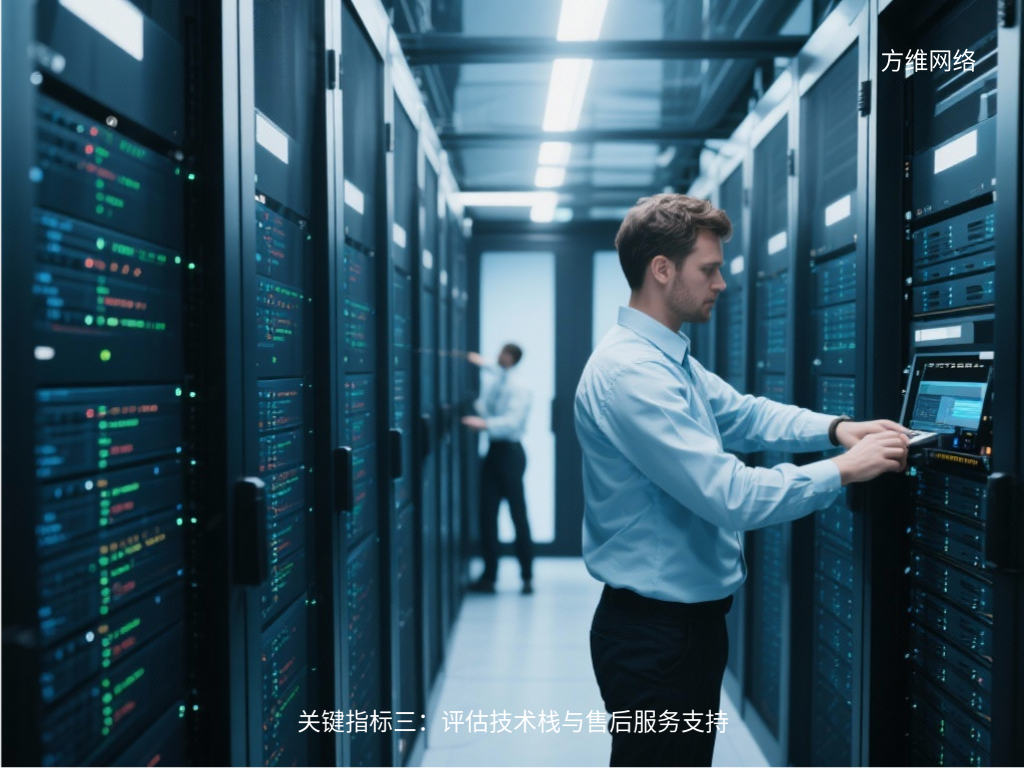 關(guān)鍵指標(biāo)三:評估技術(shù)棧與售后服務(wù)支持