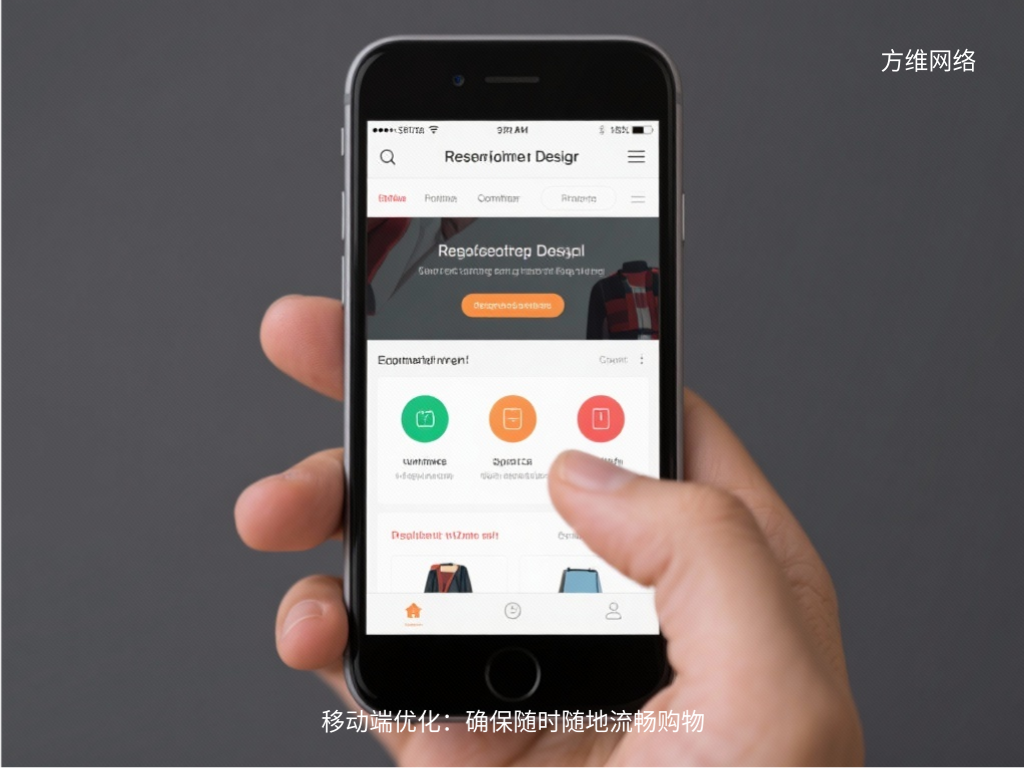 移動端優化：確保隨時隨地流暢購物