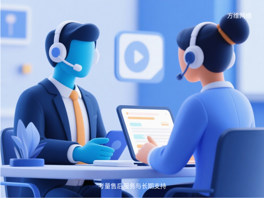 考量售后服務與長期支持