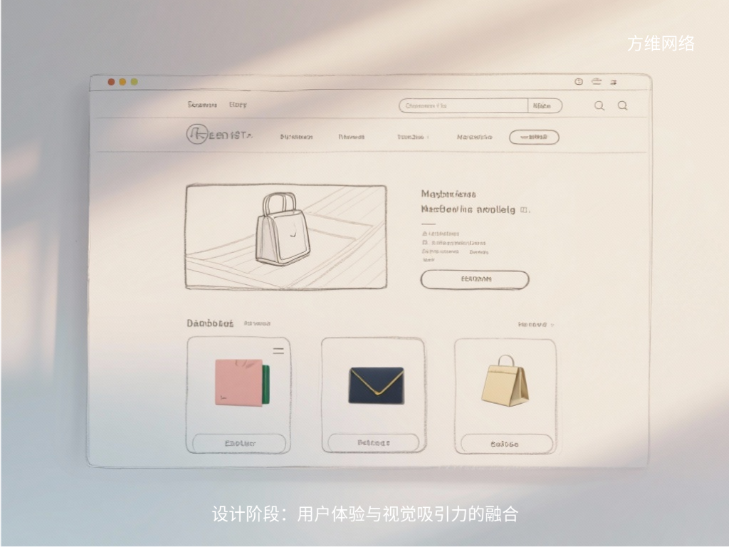 設計階段：用戶體驗與視覺吸引力的融合