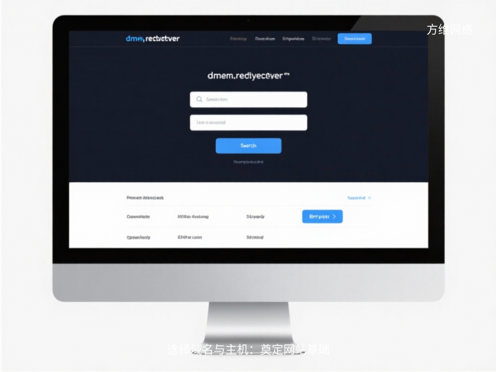 選擇域名與主機:奠定網站基礎