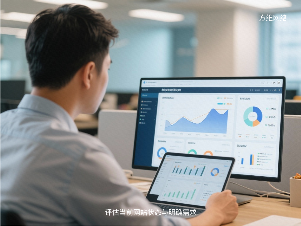 評估當前網站狀態與明確需求