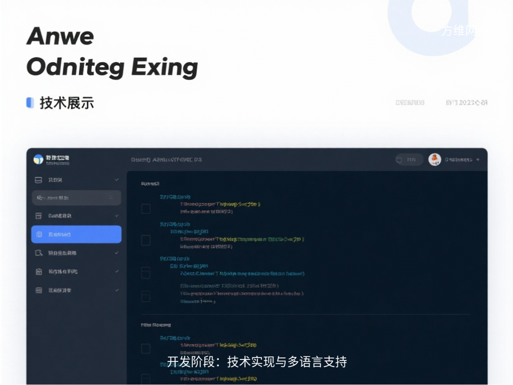 開發(fā)階段:技術(shù)實(shí)現(xiàn)與多語言支持