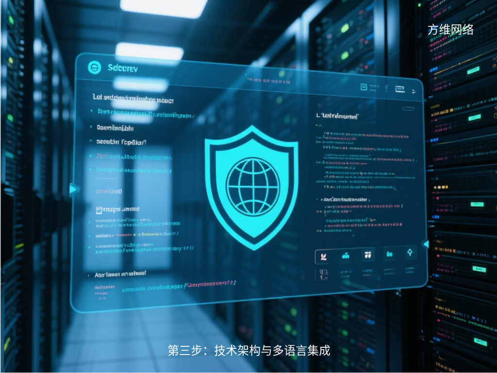第三步:技術架構與多語言集成