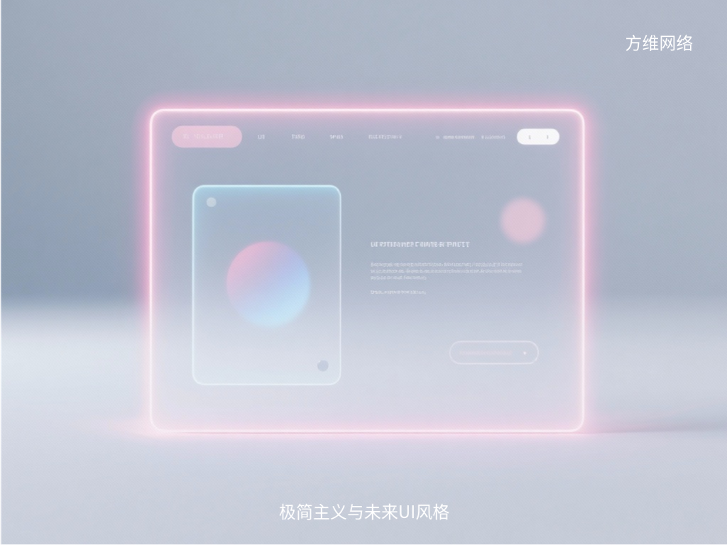 極簡主義與未來UI風格