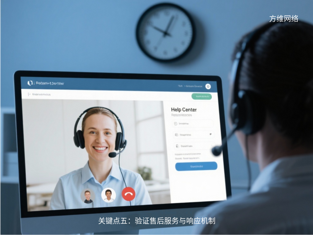 關(guān)鍵點五:驗證售后服務(wù)與響應(yīng)機(jī)制